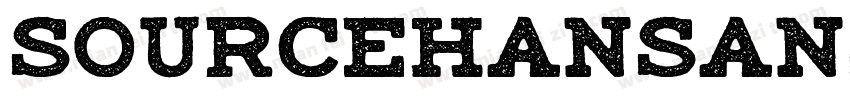 sourcehansanscn bol字体转换